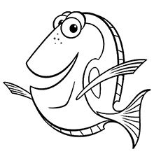 230x230 Finding Nemo Coloring Pages