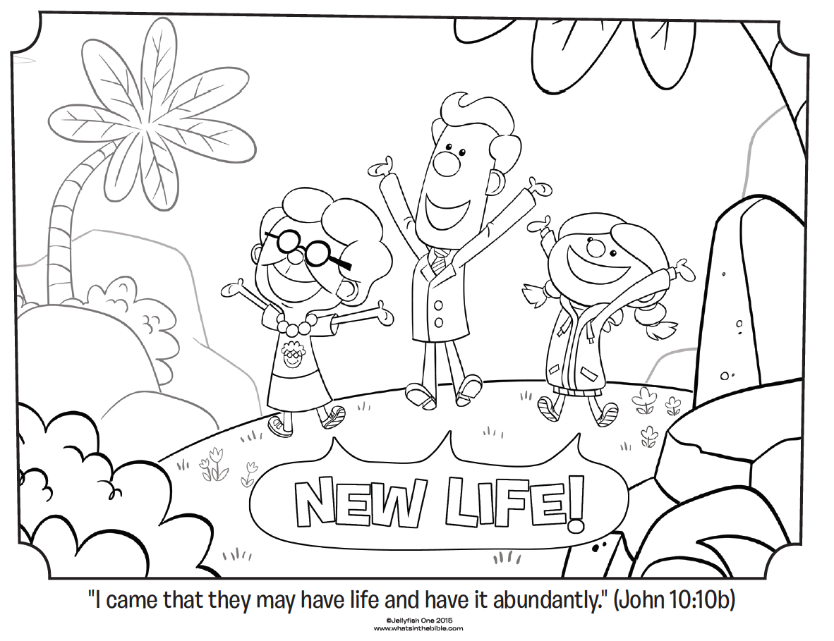 1182x909 New Life John Coloring Page