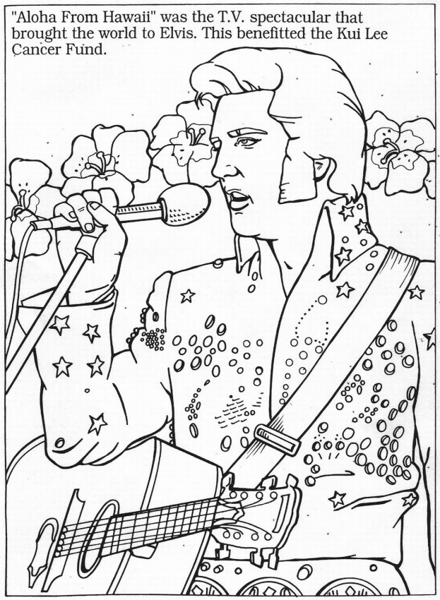 623x850 Free Elvis Coloring Pages