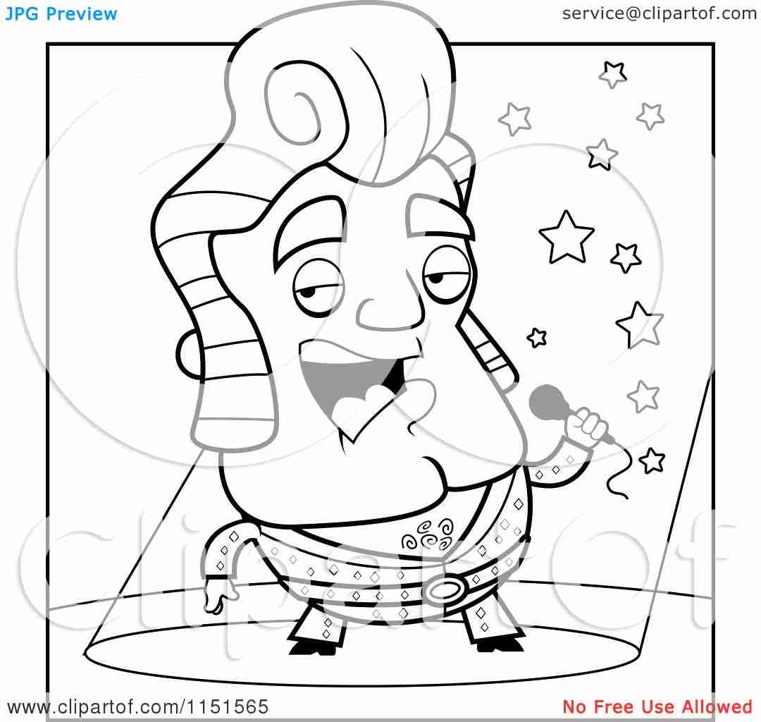 1080x1024 Bruno Mars Coloring Page Free Printable Pages Brilliant Elvis