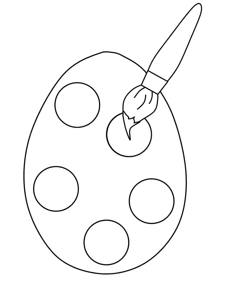760x938 Paint Brush Coloring Page