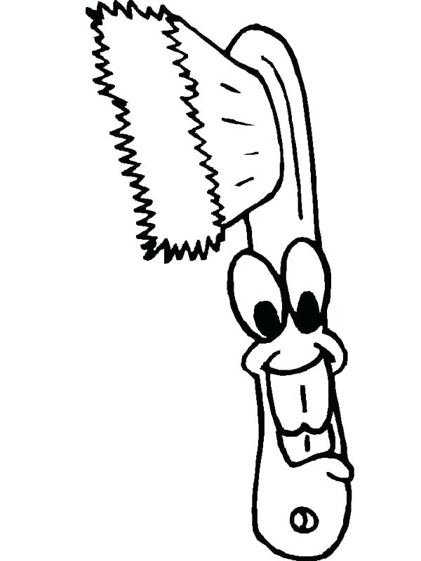 600x800 Teeth Coloring Page Toothbrush And Toothpaste Coloring Page