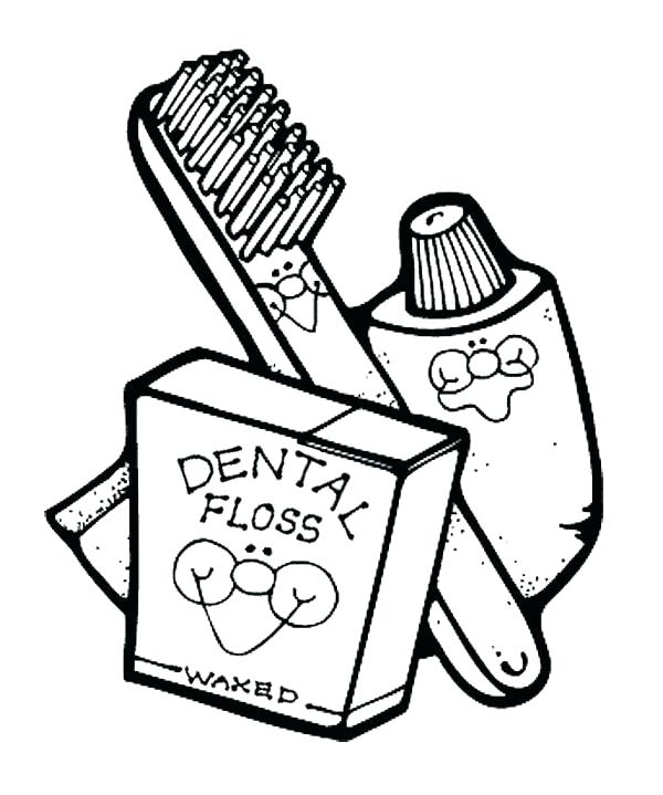 600x719 Teeth Coloring Pages Free Dental Coloring Pages For Kids Tooth