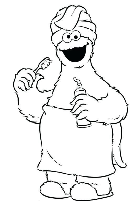 526x763 Brush Your Teeth Coloring Pages
