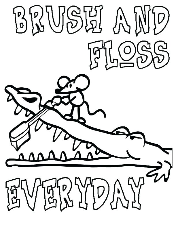 618x802 Brush Your Teeth Coloring Sheets Teeth Coloring Pages Body