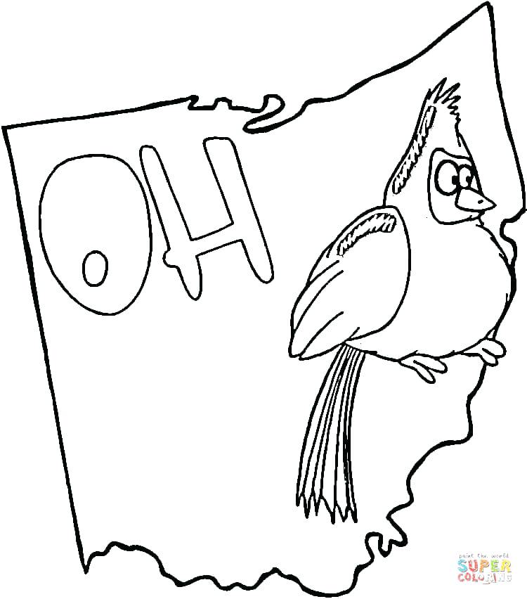 750x852 Ohio State Coloring Page