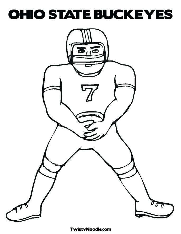 685x886 Brutus Buckeye Coloring Page
