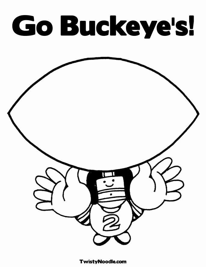 685x886 Coloring Pages Ohio State Pictures Brutus Buckeye Coloring Pages
