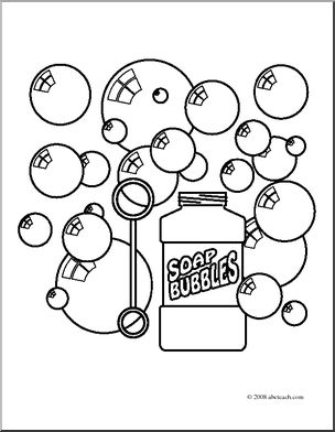 304x392 Clip Art Bubbles Lovely Bubbles Coloring Page