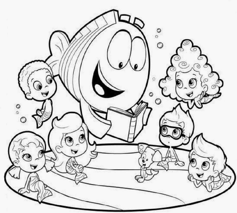 934x837 Download Adorable Bubble Guppies Coloring Pages Or Print