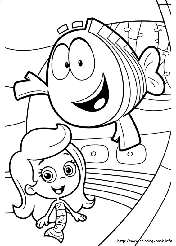 567x794 Bubble Guppies Coloring Picture