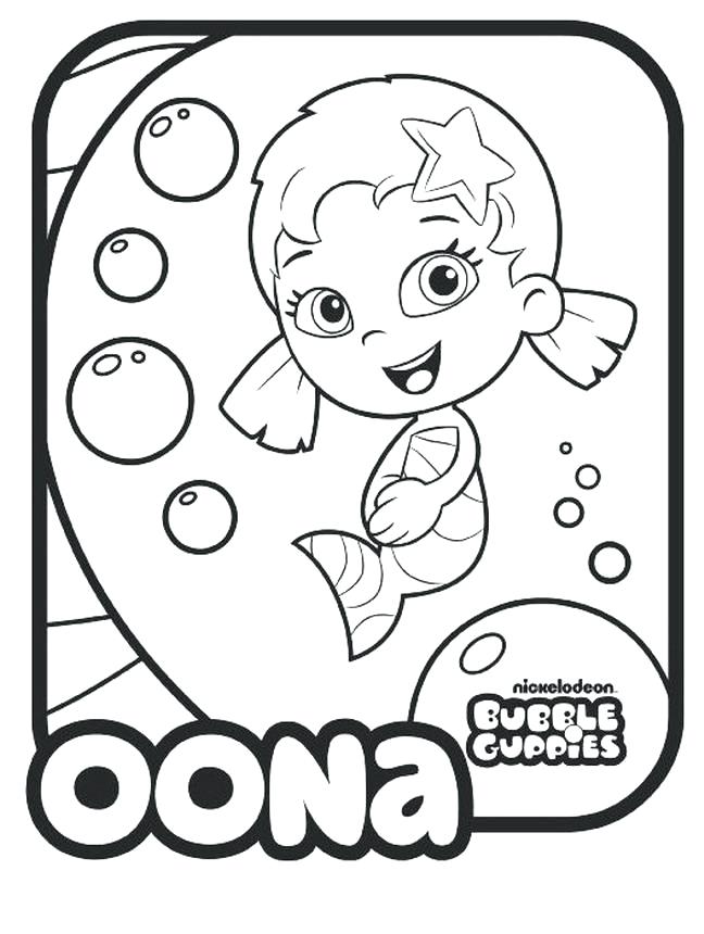 648x860 Incredible Ideas Printable Bubble Guppies Coloring Pages Book Many