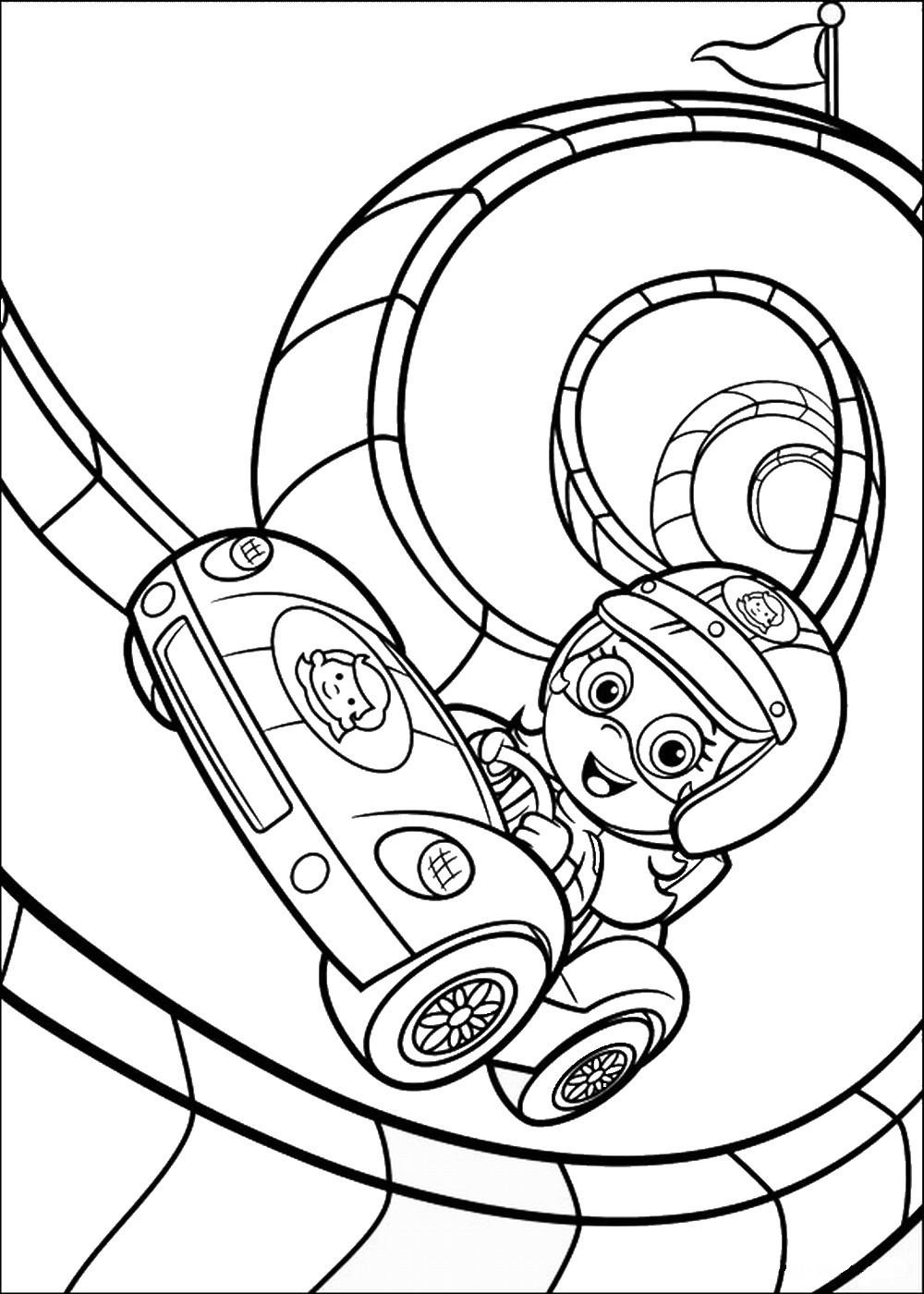 1000x1400 Bubble Guppies Coloring Pages
