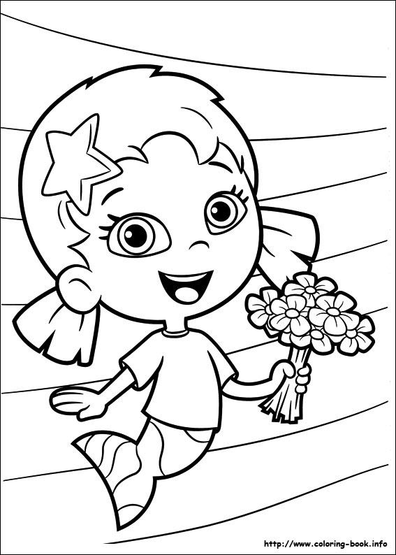 567x794 Bubble Guppies Coloring Picture