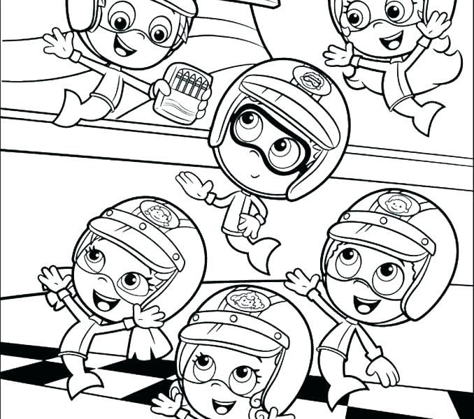 678x600 Bubble Guppies Coloring Page Bubble Guppies Printable Coloring