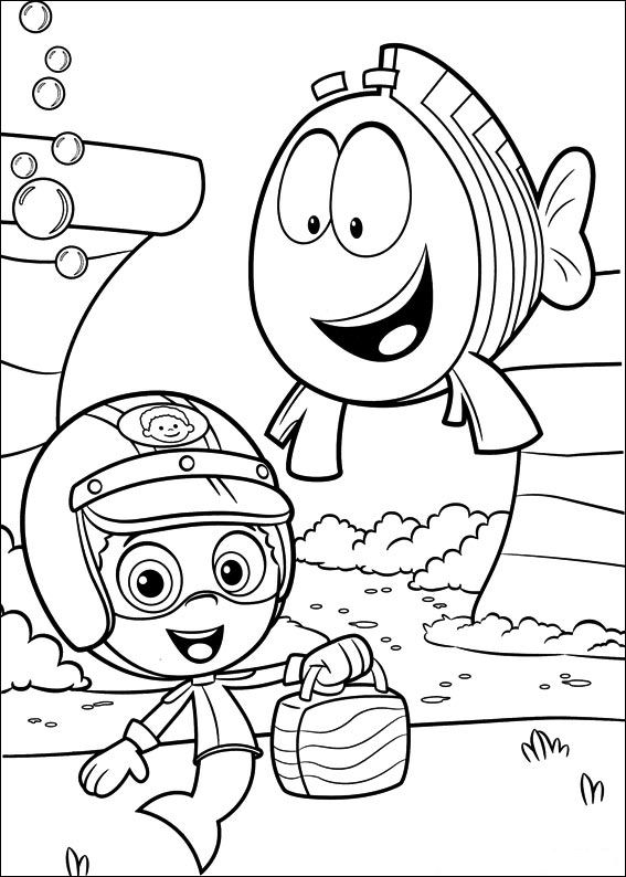 567x794 Kids N Coloring Pages Of Bubble Guppies