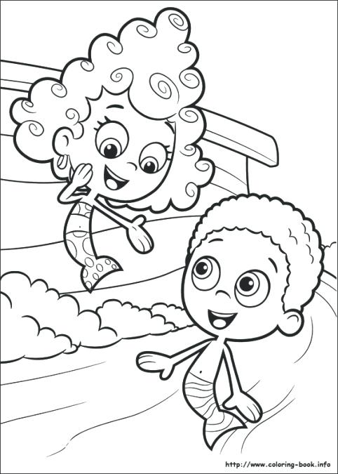 482x675 Bubble Guppy Coloring Pages