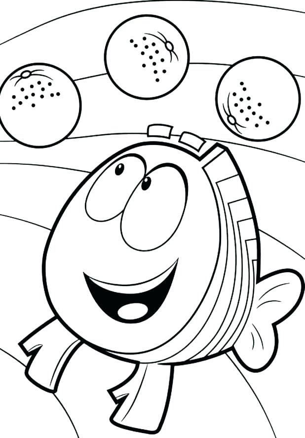 618x888 Bubble Guppies Coloring Sheets Bubbles Coloring Page As Bubble