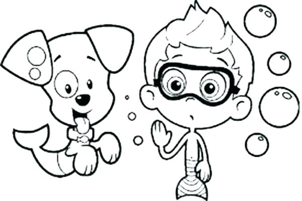 600x399 Coloring Pages Online For Adults Printable Bubble Guppies Molly