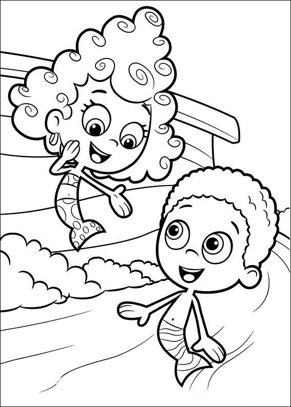 567x794 Coloring Page Bubble Guppies