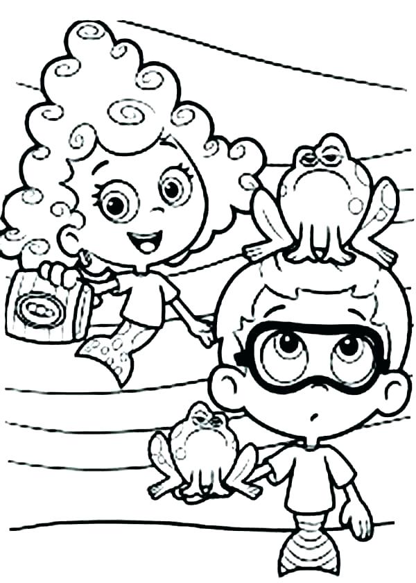 Bubble Guppies Printable Coloring Pages at GetDrawings | Free download