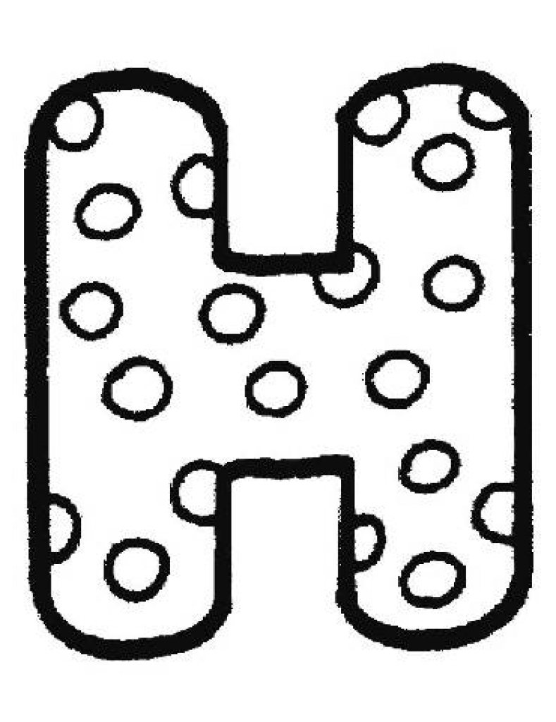 Bubble Letter Coloring Pages At GetDrawings Free Download