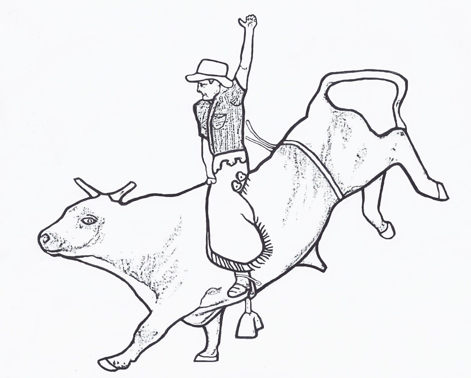 1600x1284 Informative Bucking Bull Coloring Pages