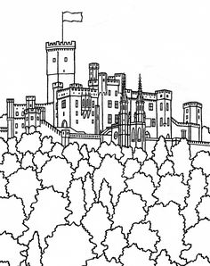 236x298 Free Printable Castle Coloring Book With Famous Castles