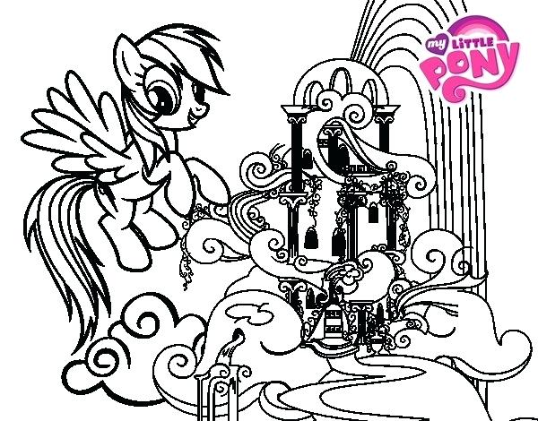 600x470 Palace Coloring Pages