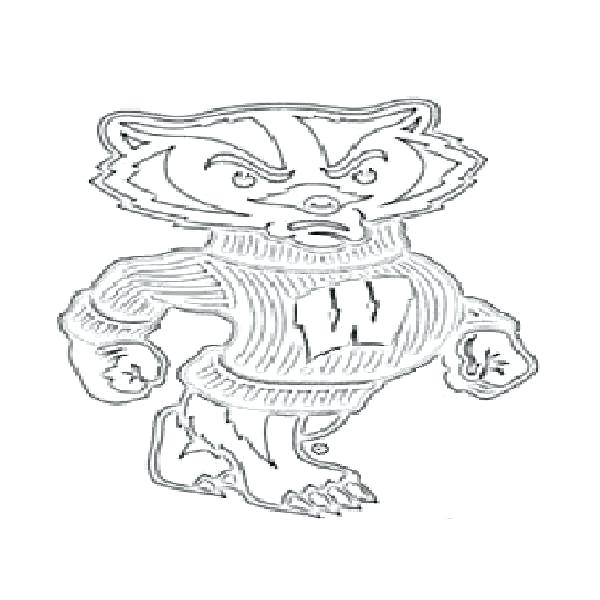 600x600 Badger Coloring Page Printable Badger Coloring Pages Sticks