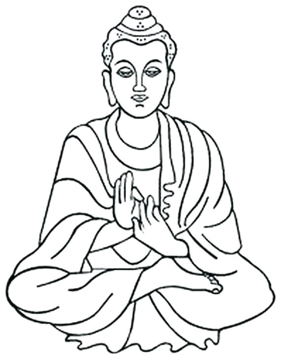 570x728 Buddha Coloring Pages Coloring Pages Lord Coloring Page Kids