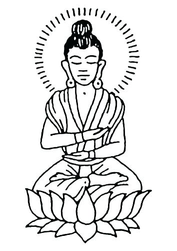 354x500 Buddha Coloring Page Coloring Pages Download Coloring Page