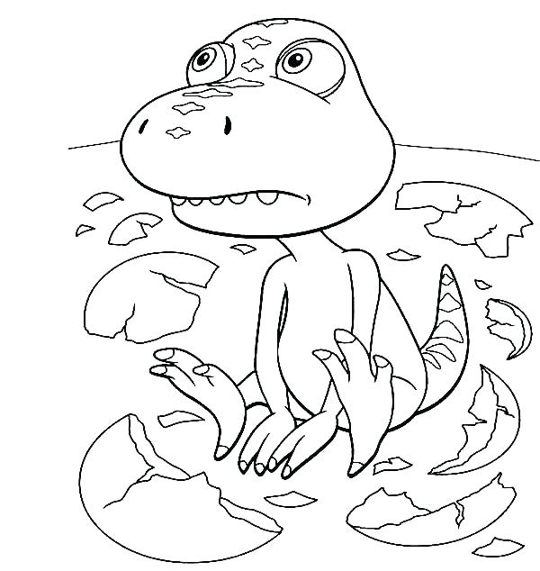600x634 Dinosaur Train Coloring Page