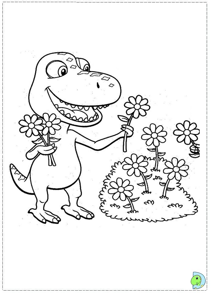 691x960 Dinosaur Train Coloring Pages