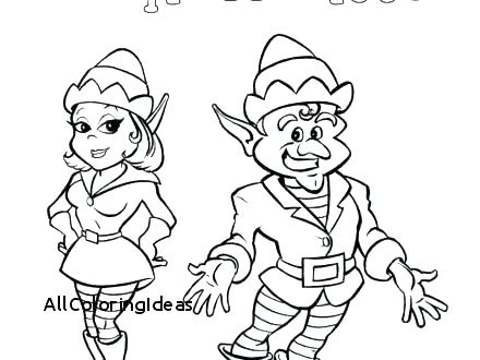 440x330 Girl Elf Coloring Page Buddy The Elf Coloring Pages Adult Elves