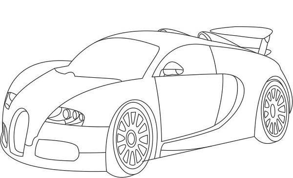 600x364 Printable Bugatti Coloring Pages Coloring Me