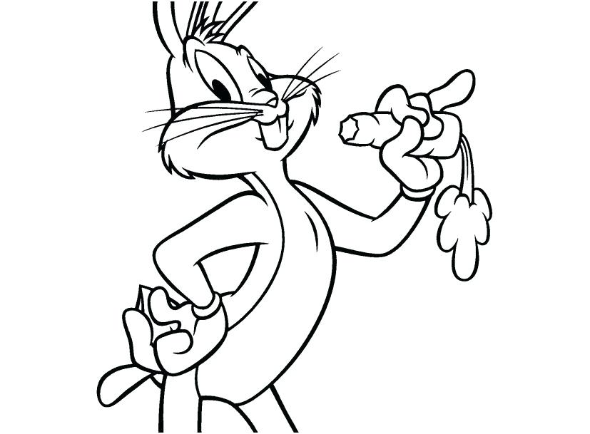 827x609 Bugs Bunny Coloring Page Bugs Coloring Pages Full Size Of Coloring