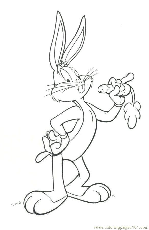 585x899 Bugs Bunny Coloring Pages