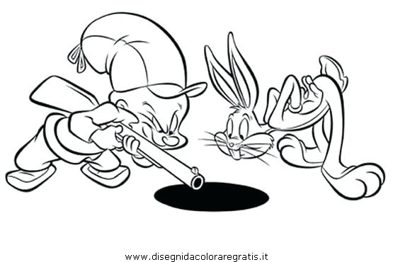 555x370 Bugs Bunny Christmas Coloring Pages Baby Rabbit Free Printable
