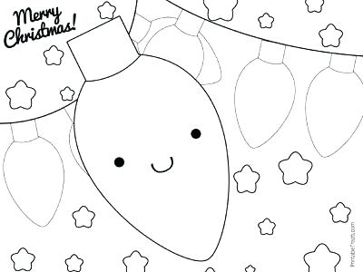 400x300 Christmas Bulb Coloring Page Best Of Lights Coloring Pages Images