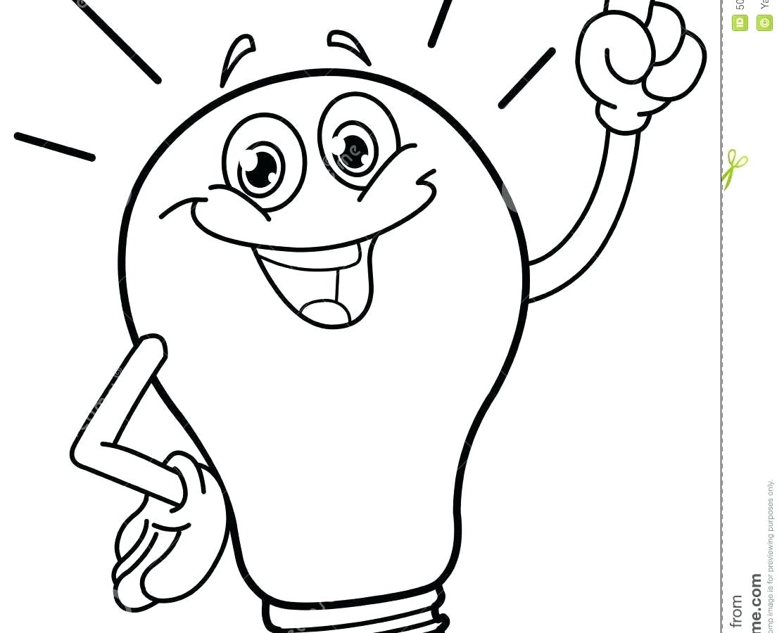 1114x900 Light Bulb Coloring Page Christmas