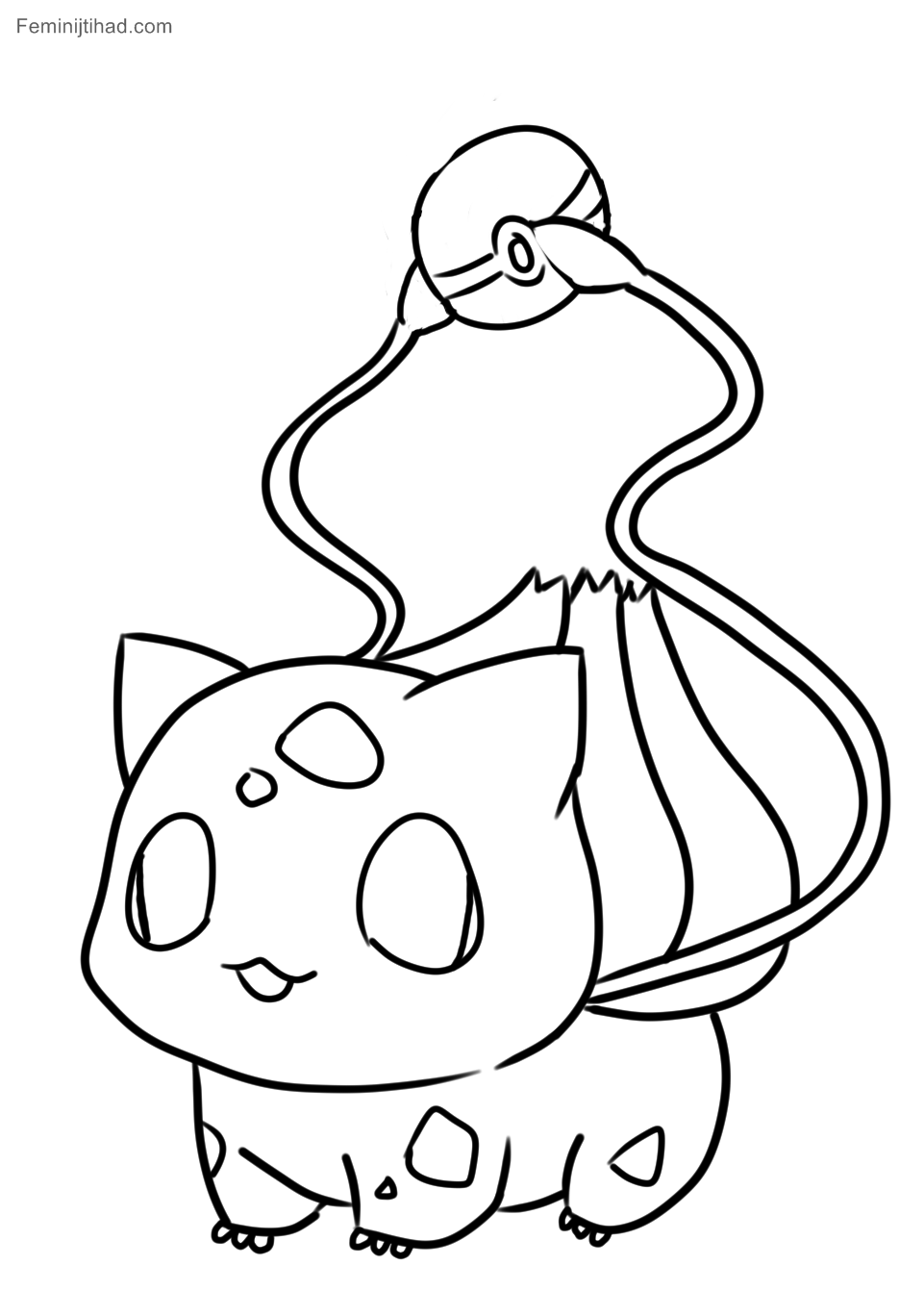 961x1368 Endorsed Bulbasaur Coloring Page Pokemon Pages