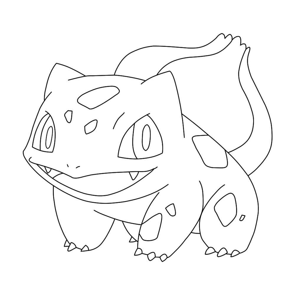 1000x1000 Http Colorings Co Pokemon Coloring Pages Bulbasaur Within Page