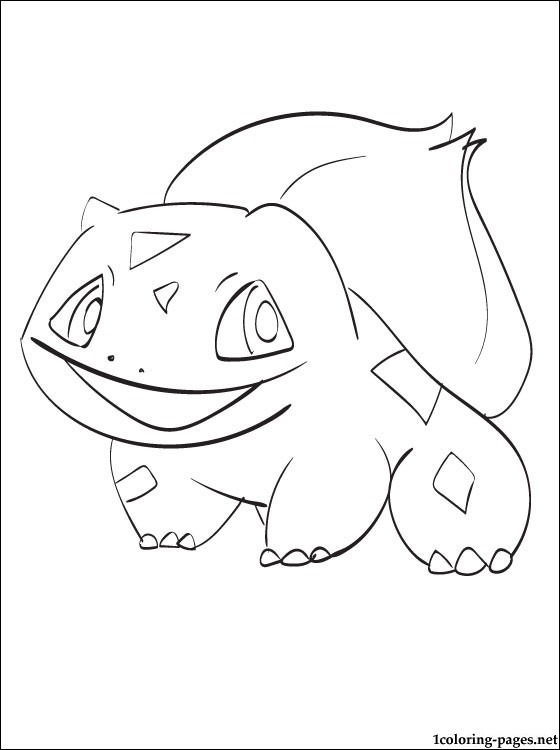 560x750 Pokemon Coloring Page Bulbasaur Coloring Pages