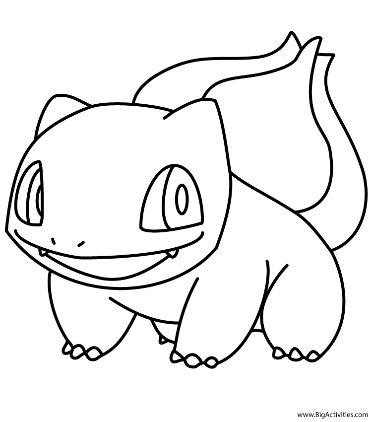 750x850 Bulbasaur Coloring Page Bulbasaur Coloring Page Pokemon Free