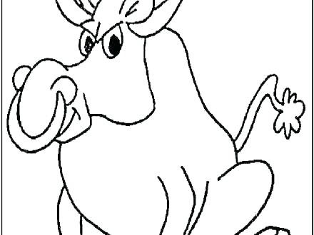 440x330 Bull Riding Coloring Pages Bucking Bull Cowboy Riding A Bull