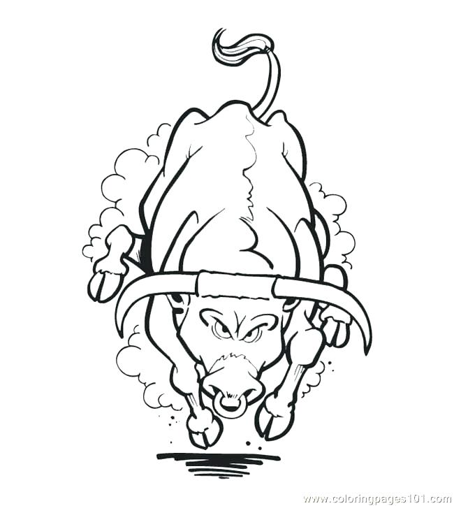 650x724 Chicago Bulls Coloring Pages Bulls Coloring Sheets Bull Coloring