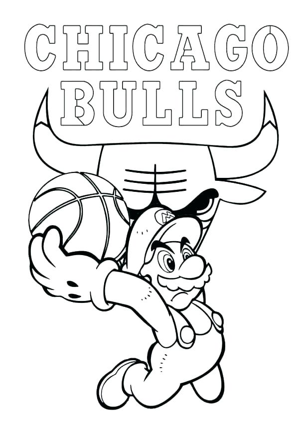 600x849 Bull Coloring Page Bull Pictures To Color Basketball Red Bull