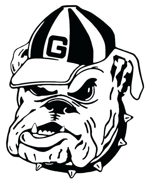 486x592 Georgia Bulldogs Coloring Pages Bulldogs Coloring Pages Bulldog