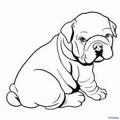236x236 Printable Bulldog Coloring Page Free Pdf Download